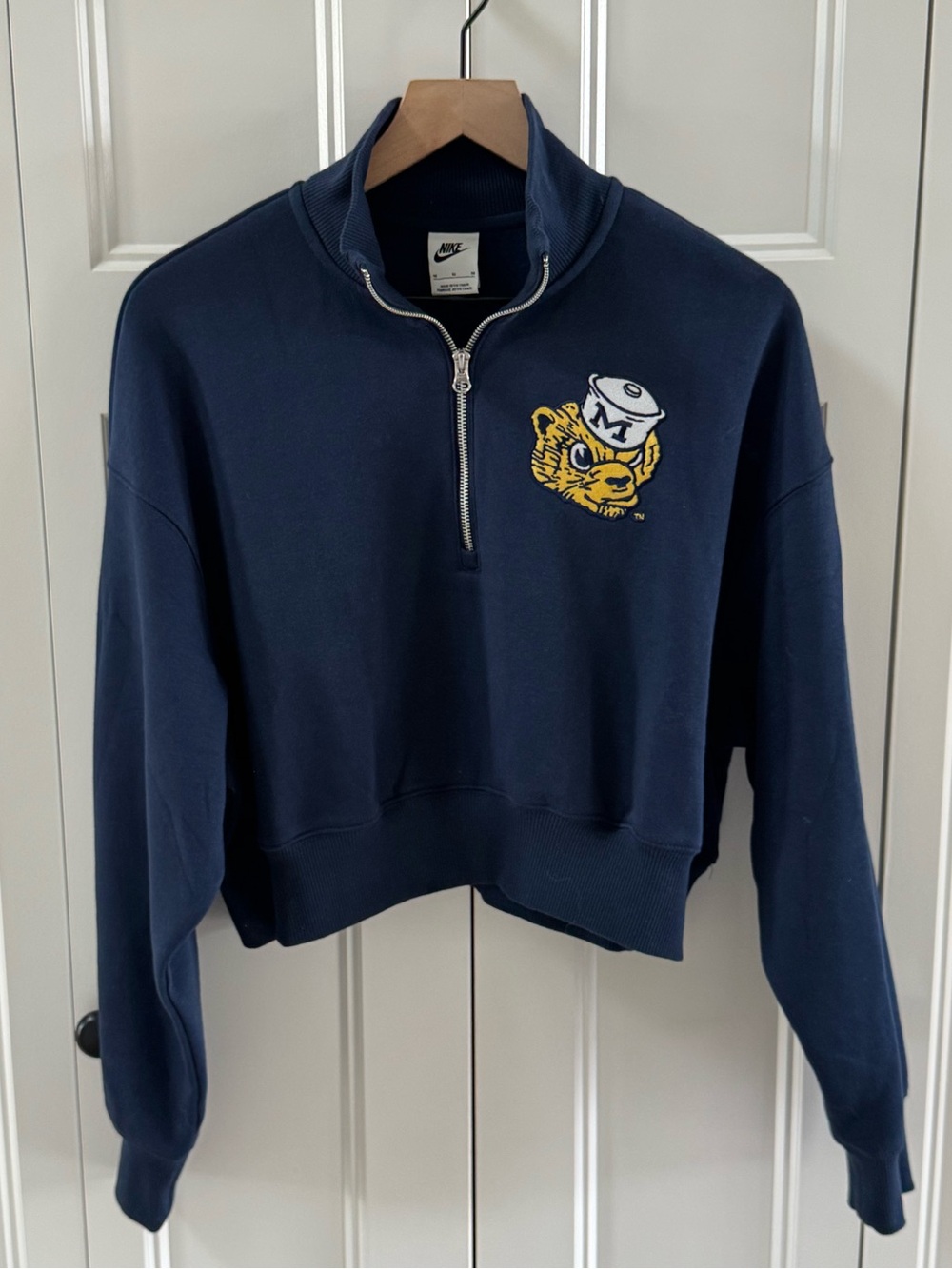 Nike Michigan Wolverines Zip Sweatshirt